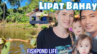 Filipino and Polish Couple Move to a Kubo at a Fishpond with Two Little Daughters