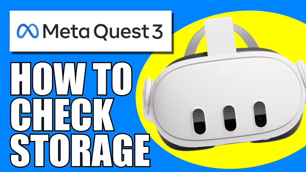 How To Check Storage On Meta Quest 3 - YouTube