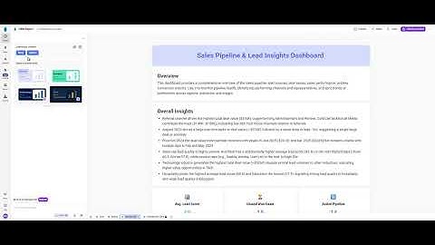 Build a Sales Pipeline & Lead Insights Dashboard in 2 Minutes with AI - Bricks Tutorial