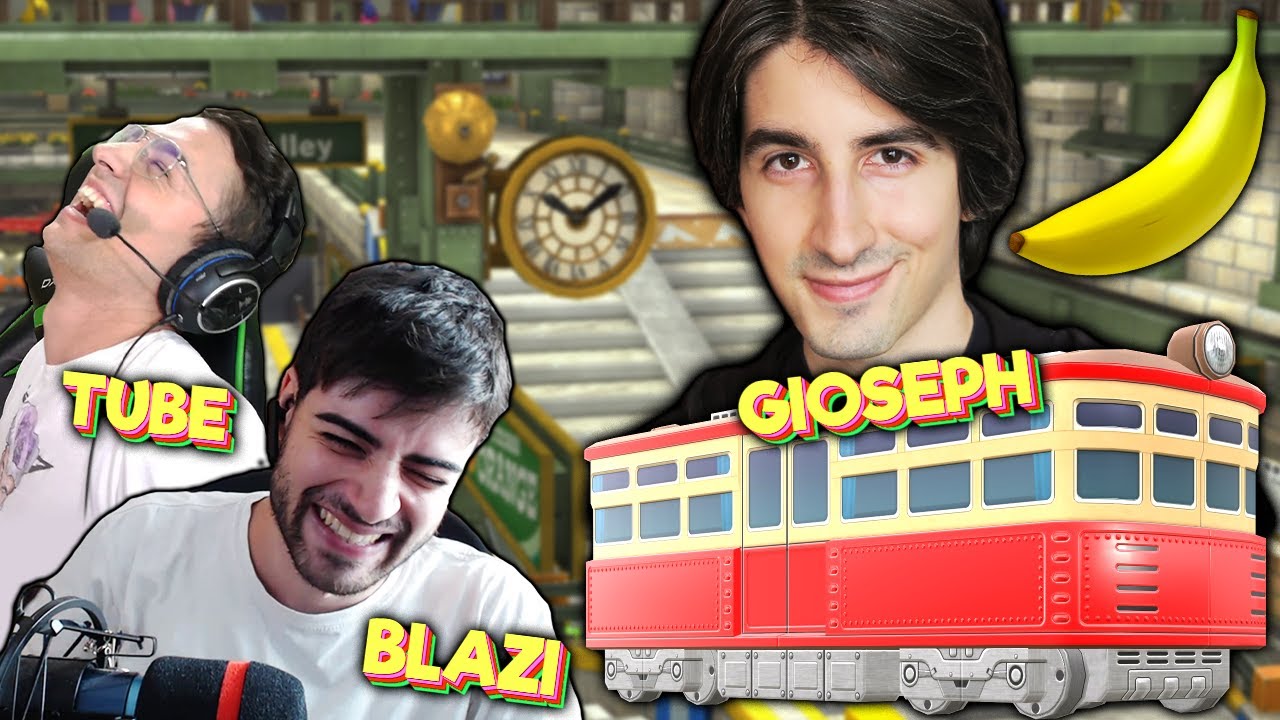 BANANE e TRENI in RITARDO... | Le STRANE RICHIESTE di GIOSEPH 🙄 | MARIO KART 8 ITA