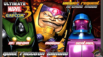 Ultimate Marvel vs Capcom 3 (PS4) Request - Arcade Mode - M.O.D.O.K., Doctor Doom & Sentinel