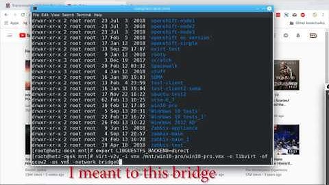 using virt-v2v to convert VMWare VM to Linux