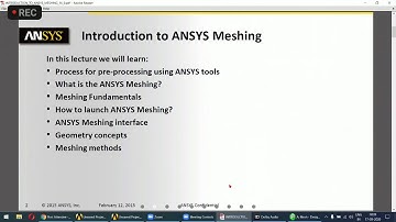 Introduction of ANSYS meshing