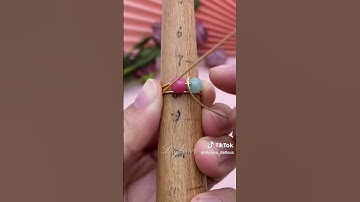 How to Make a Very Simple Double Bead Ring| Step-by-Step Guide by DIYforu_Della_EU