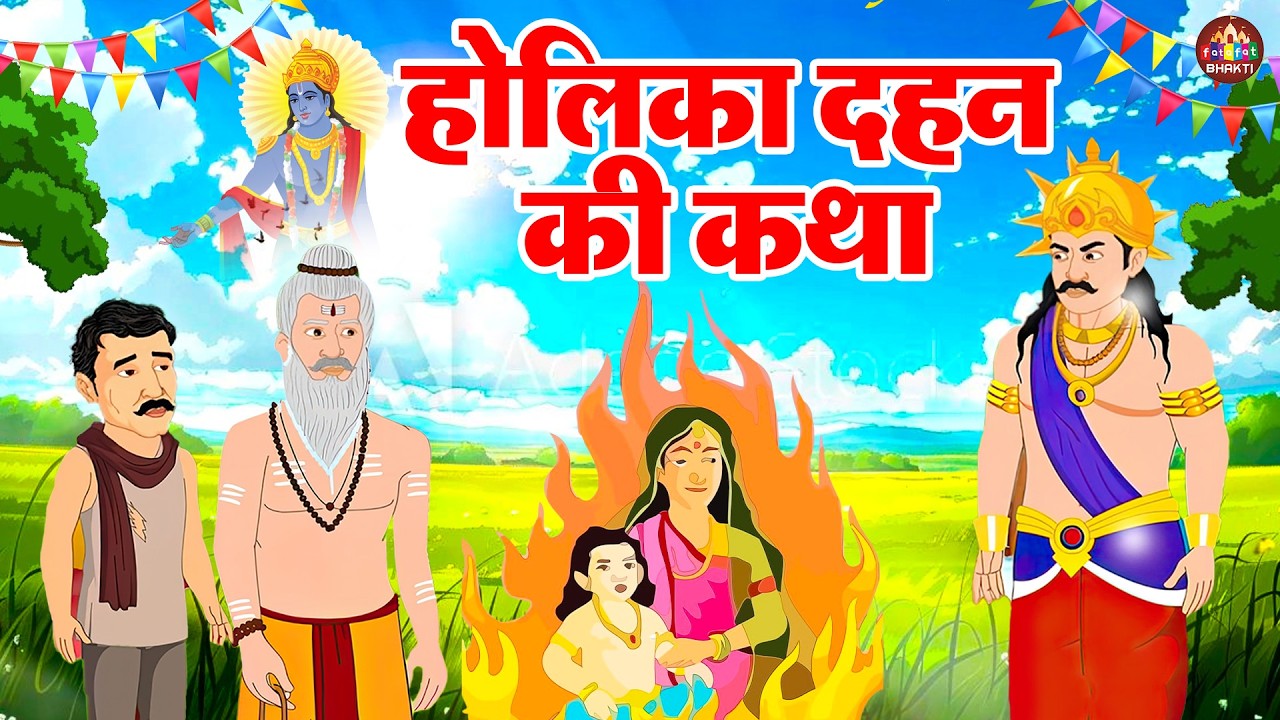 2026 #होलिका दहन कथा | भक्त प्रह्लाद विष्णु कथा, #Holika Dahan Katha | Holi Katha New 2026