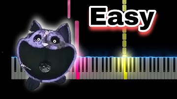 Smiling Critters - Catnap is so Silly | Poppy Playtime Chapter 3 (Easy Piano Tutorial)