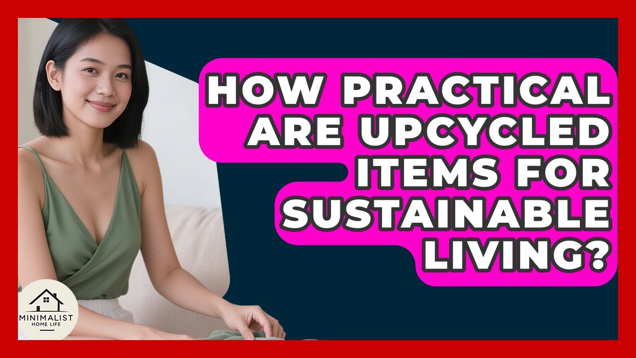 How Practical Are Upcycled Items For Sustainable Living? - Minimalist Home Life