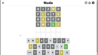 Wordle Solve for 3-17-2023 - almost got me!! - crazy hard today