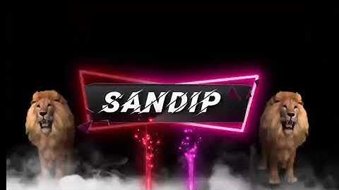 Sandip name whatsapp Status | Name Art status video | Whatsapp status video | Name Art | Name Art |