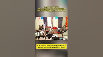 Factory price Round tube drawing machine #abrasives