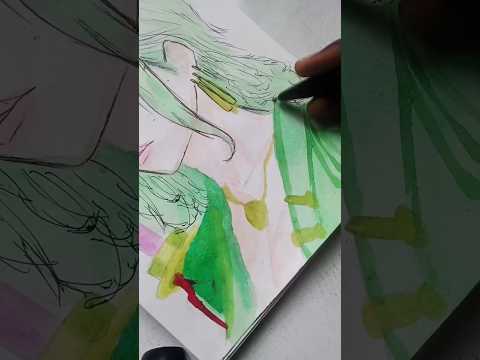 drawing ZORO female version #zoro#onepiece #monkeydluffy #drawing #anime