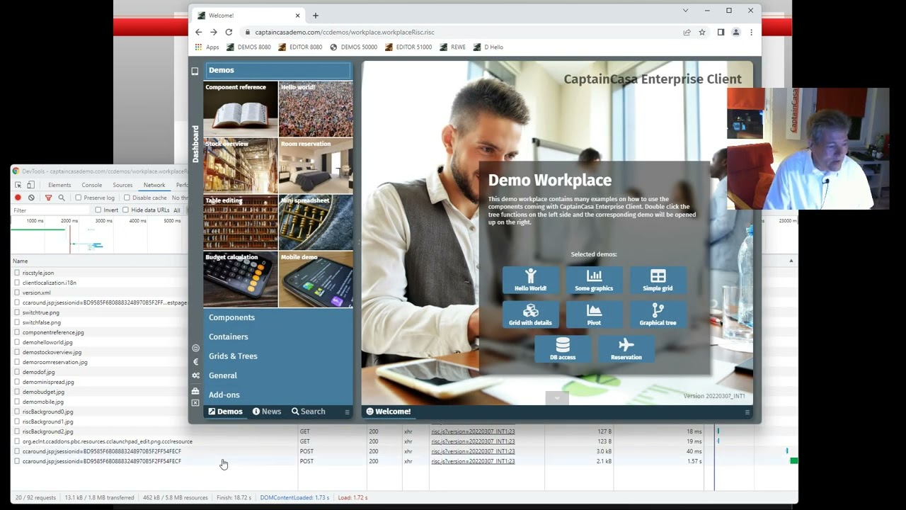 Web UI for Business Applications - Rendering Client in Action!