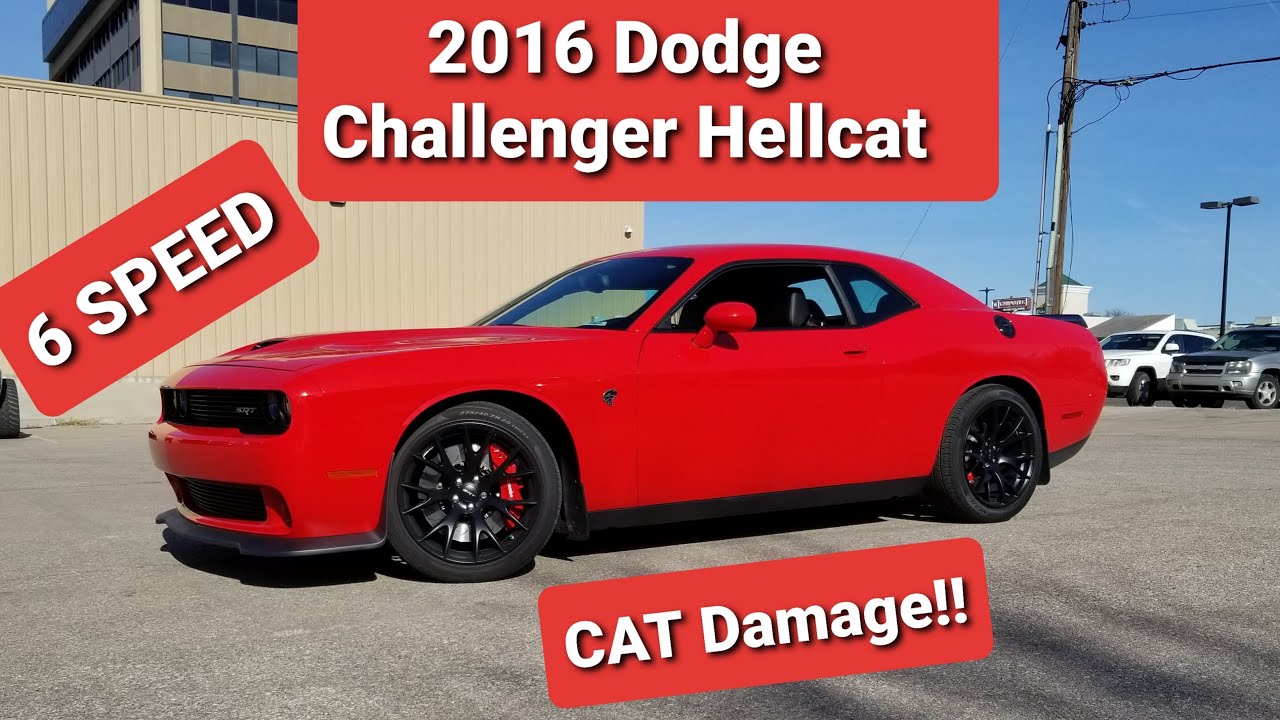 Dodge Challenger Hellcat Cat 707 л.с. Повреждённый Hellcat!!! Замена антенны и тест-драйв. КАК СД...