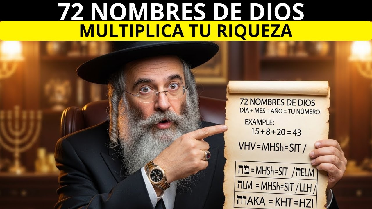 Suma Tu Fecha Nacimiento y Descubre Cuál de los 72 NOMBRES DE DIOS Multiplica Tu Riqueza!
