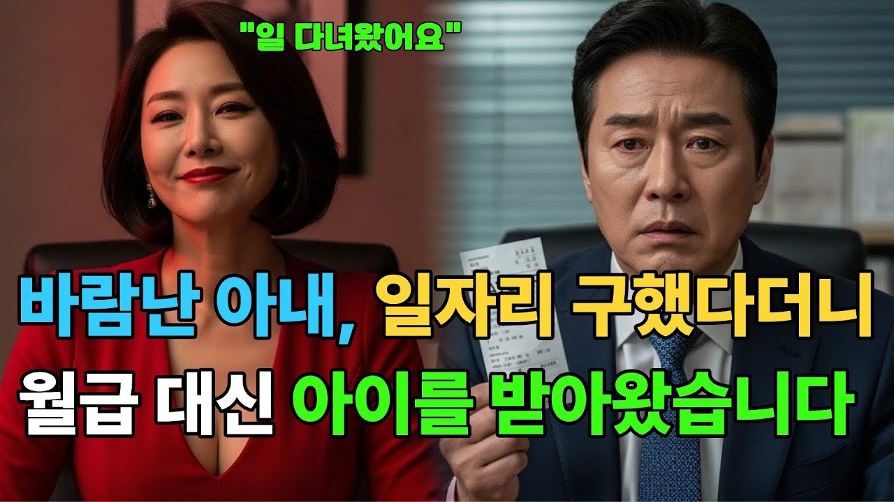 “일 다녀왔어요” 그 말 뒤에, 한 남자의 인생이 무너졌습니다