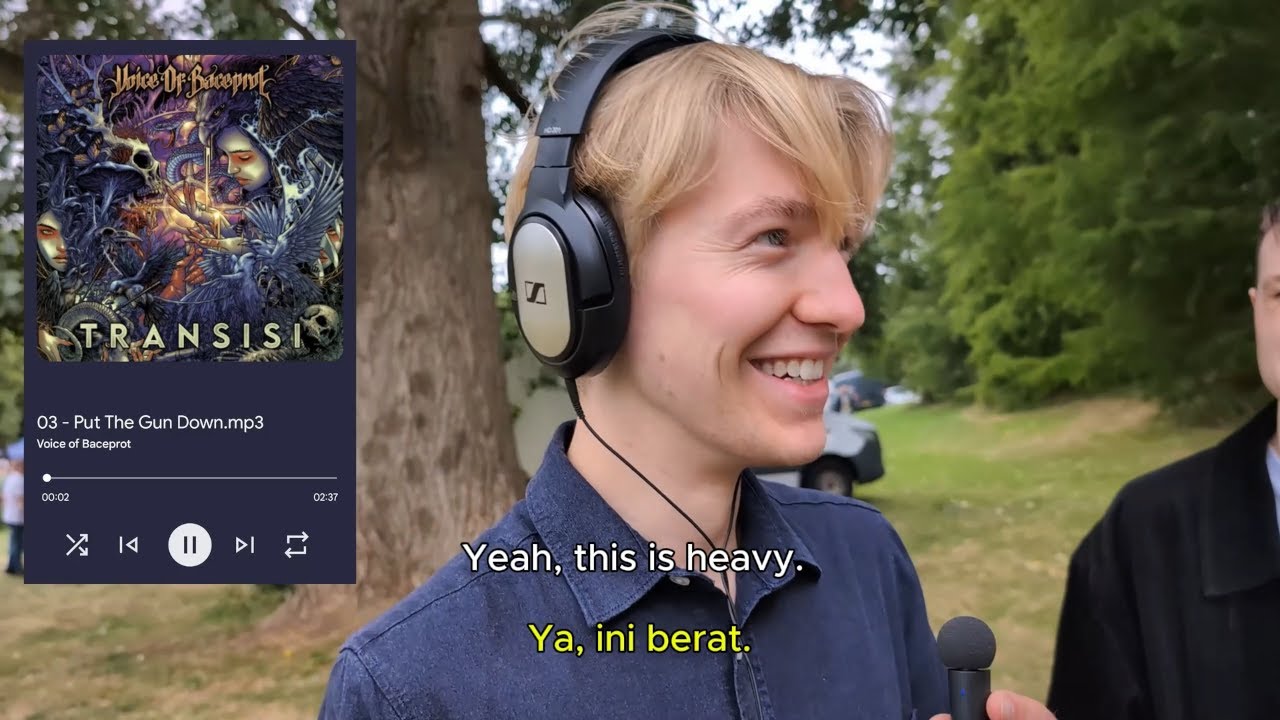 I infiltrated this 🇬🇧 music festival & played Voice Of Baceprot #vob #uk