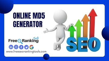 Online Md5 Generator Online || Free SEO Ranking Tools