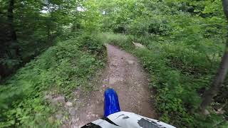 Windrock Trail 100 (on a dirt bike).