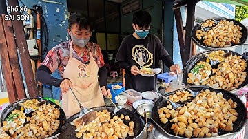 Độc đáo cách Chiên Bột SIÊU GIÒN RỤM như cơm cháy giúp 2 mẹ con hễ mở bán là Khách dày đặc đợi ăn