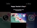 Happy Teachers Day | Chatgpt|PW|YouTube|Google|Telegram|Meta
