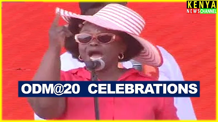 'WEWE ROBERT ALAI DON'T ATTACK WINNIE ODINGA AGAIN' Millie Odhiambo speech at ODM@20 Celebrations