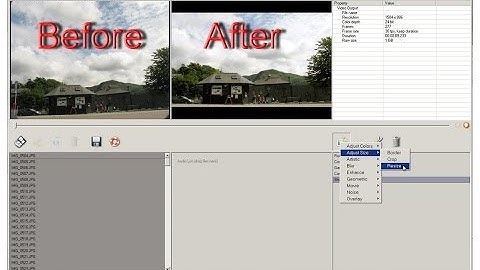Batch Processing of Timelapse Sequences using  Videomach