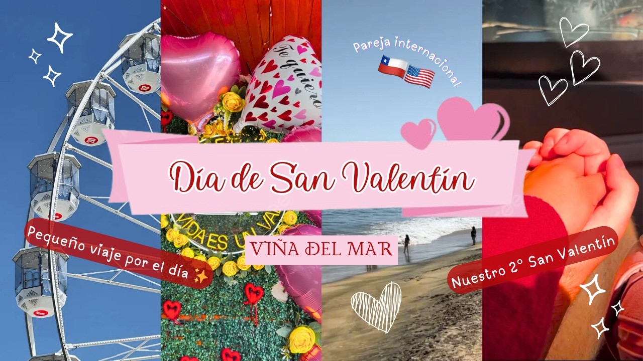 ❤️ VLOG de SAN VALENTÍN ✨ Nuestro primer 14 de febrero en Chile 🇨🇱🇺🇸❤️