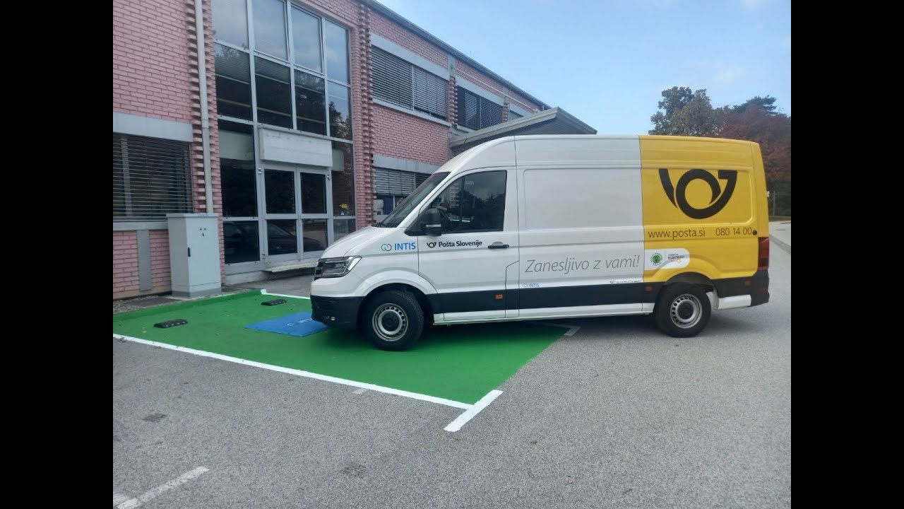 Wireless Charging for VW e-Crafter at Posta Slovenije, Maribor