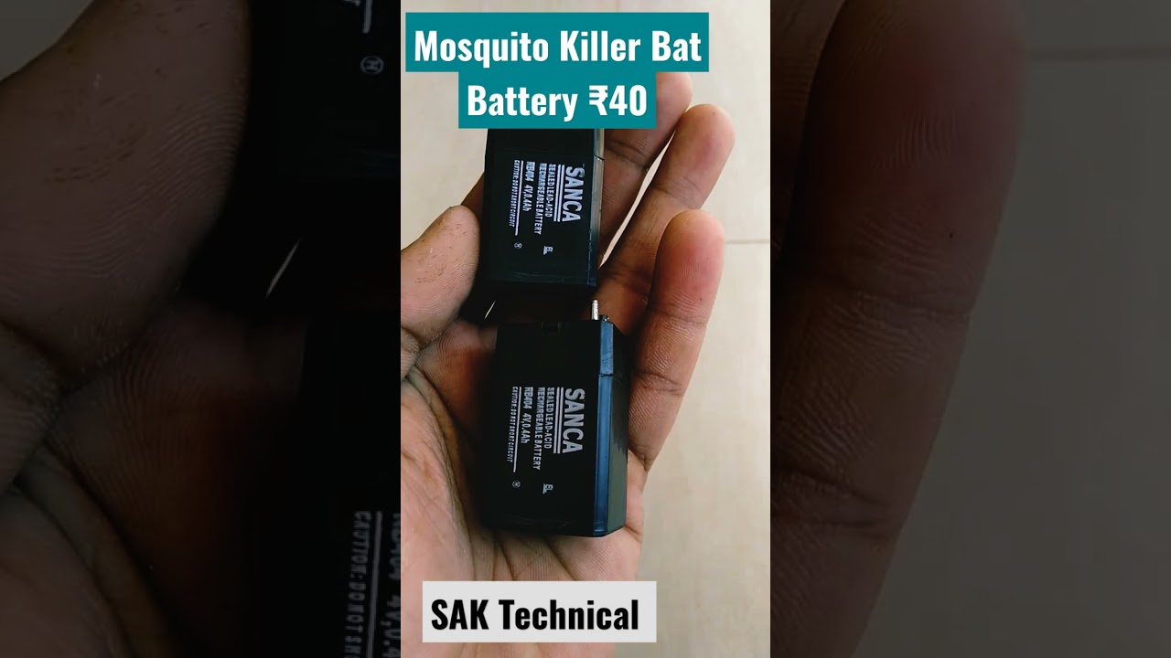 Mosquito Killer Bat Battery | 4 Volt 0.4 AH | ₹40