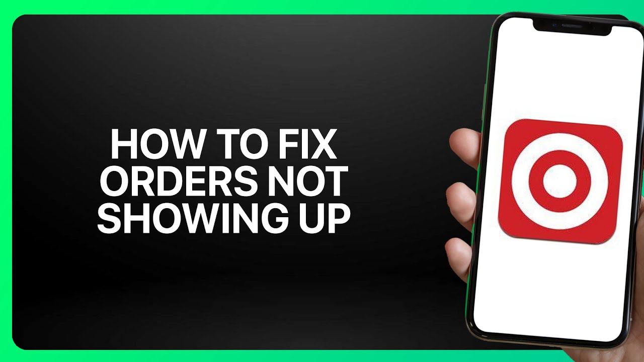 How To Fix Target App Orders Not Showing Up in Target App ! Tutorial ...