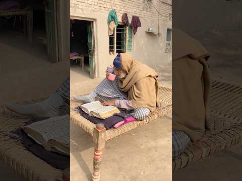 Peaceful Quran Recitation in Village 🌿 #tilawat #quran #villagelife