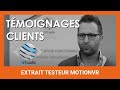 Extrait testeur motionvr plateforme posturographie dynamique  rducation en ralit virtuelle