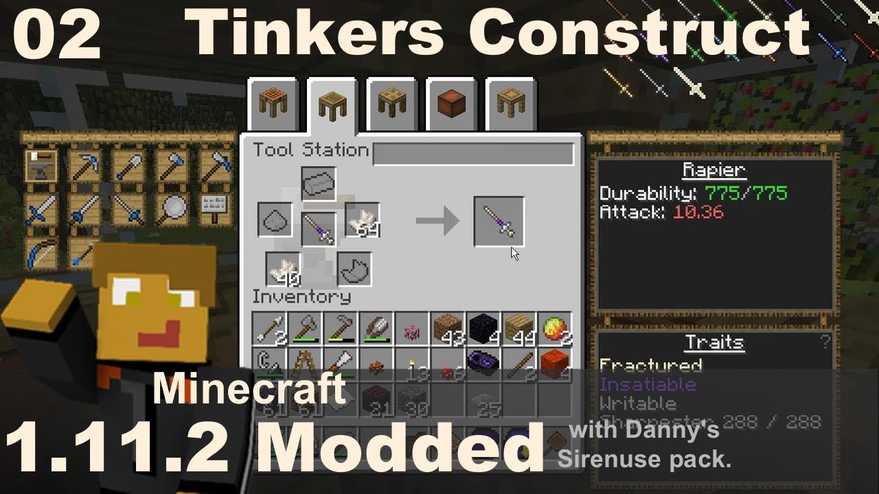 ftb infinity best tinkers construct hammer