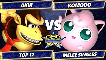 CEO 2025 - Komodo (Jigglypuff) Vs. Akir (Donkey Kong) Smash Melee - SSBM