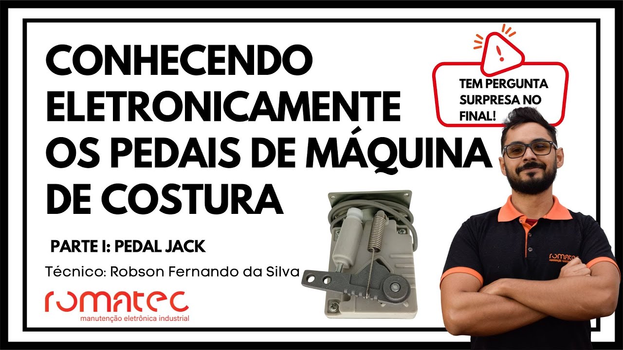 Conhecendo eletronicamente os pedais de máquina de costura (PARTE I: PEDAL JACK)