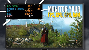HOW TO MONITOR FPS CPU GPU AND RAM USAGE | MSI AFTERBURNER
