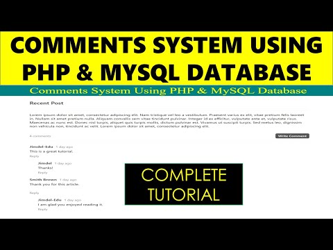 Complete Comments System