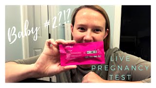 Live Pregnancy Test 2019! Baby #2???