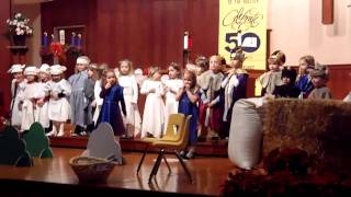 Landon's Preschool Christmas Program 2010 Part 1