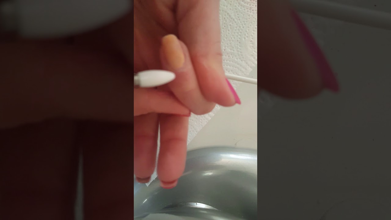 Remove gel polish fast, without damaging your natural nail! No acetone needed. - YouTube