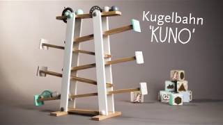 Pinolino Kugelbahn \'Kuno\' aus Holz | wunderschönes Design - YouTube