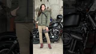 KOMINE コミネ JK-612 Protect Winter padding Jacket, Ladies, Olive / JK-612 プロテクトウインターパッディングジャケット, オリーブ