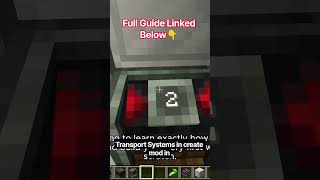 Build Working Elevators in Create Mod from Scratch!🛗
