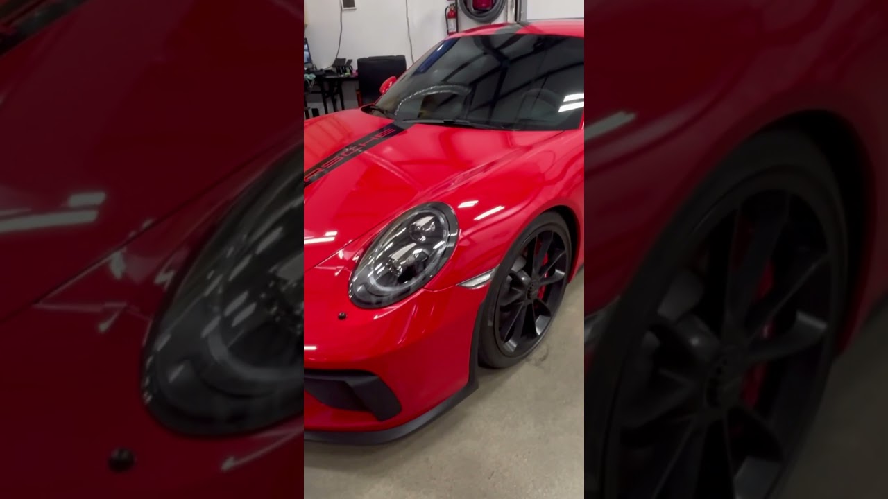 2018 Porsche GT3 Custom Paint Protection Film Installation 