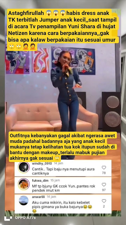 Yuni Shara dengan style barunya kena hujatan Netizen #viralvideo#reels#yunishara#shortvideo