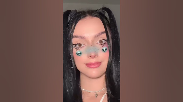 Filters pick my Halloween makeup 🎃