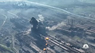 Russian troops breach steel plant in Mariupol