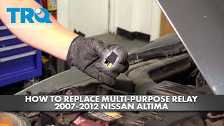 How to Replace Multipurpose Relay 2007-2012 Nissan Altima How to Replace Multipurpose Relay 2007-2012 Nissan Altima