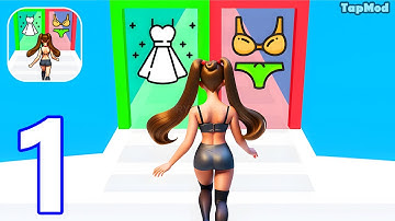 Build A Girlfriend - Gameplay Walkthrough Part 1 Levels 1-12 Build a Barbie Queen (Android, iOS)