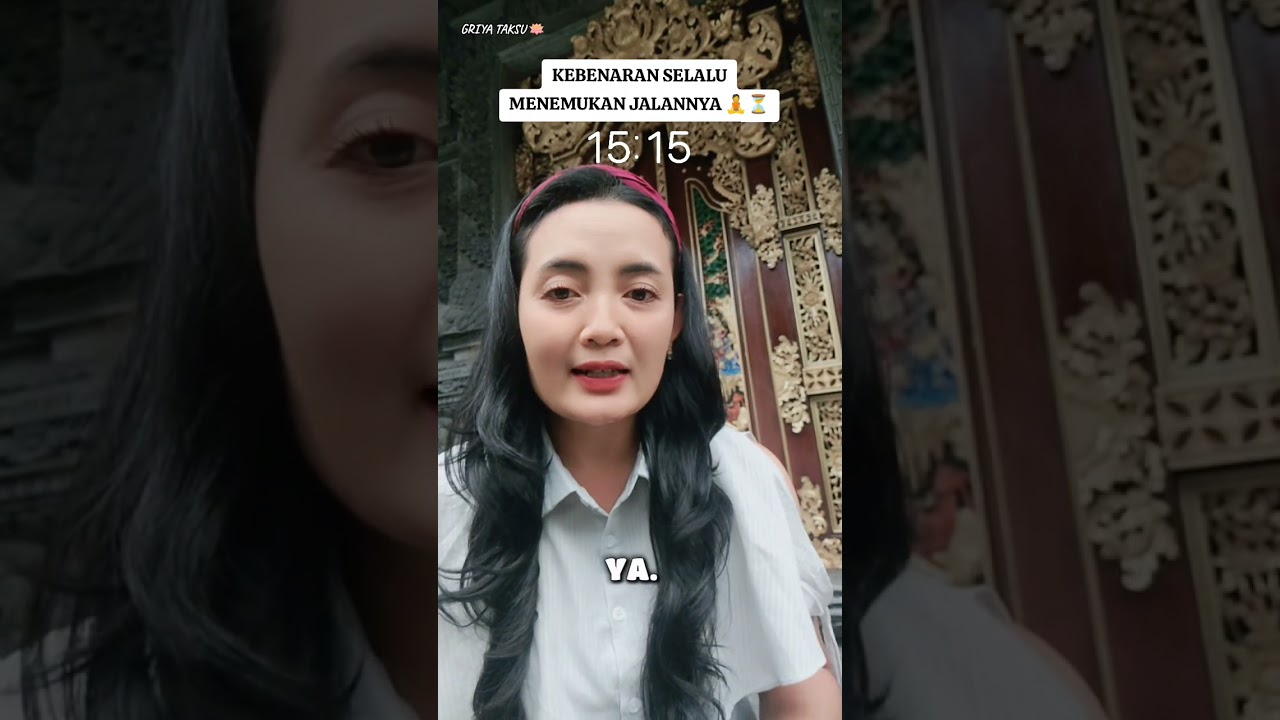 KEBENARAN selalu menemukan JALANNYA 🧘⏳